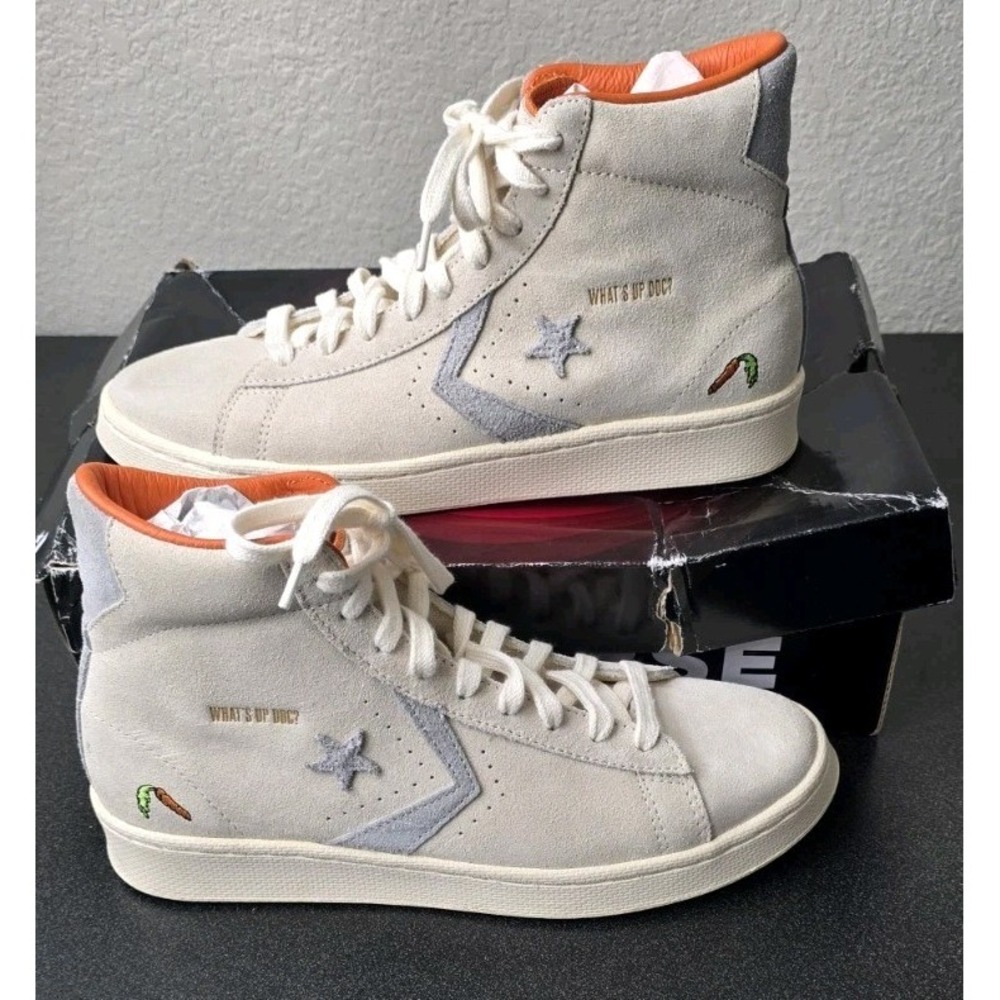 New Converse Pro Leather M7.5/W9 Bugs Bunny 80th Anniversary Looney Tune Sneaker